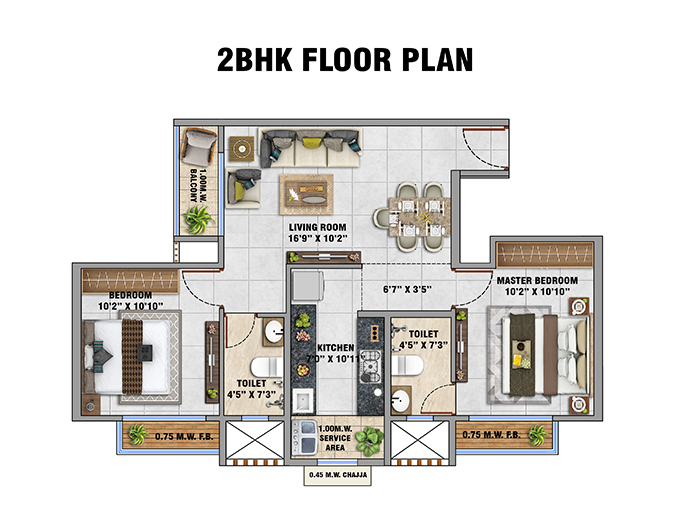 Dosti Planet North - Master Layout